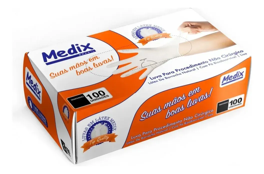 Luva De Procedimento MEDIX C/100